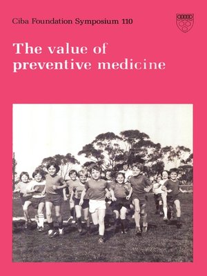 cover image of The Value of Preventive Medicine